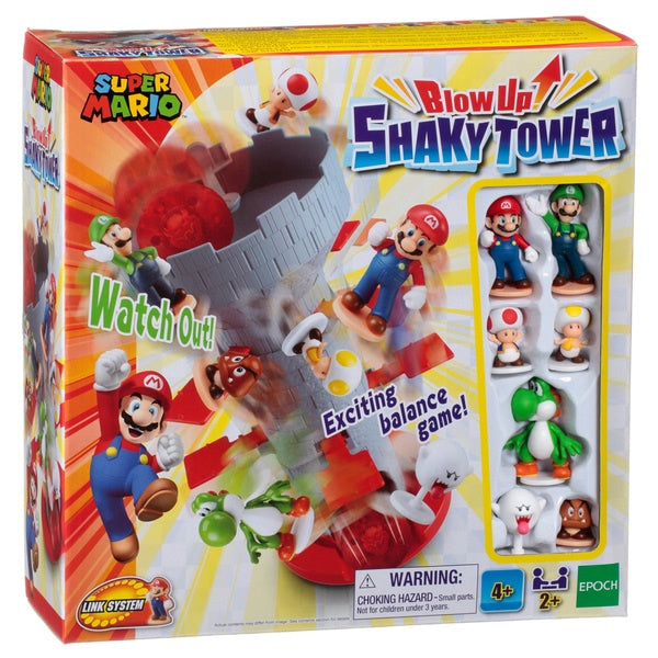 Super Mario Blow Up Shaky Tower Game