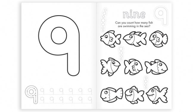 Orchard Toys 1-20 Sticker Colouring Book