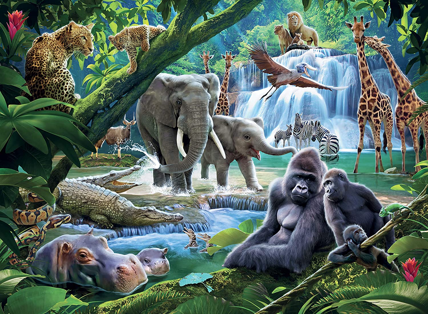 Ravensburger XXL Jungle Animals 100pc Jigsaw Puzzle