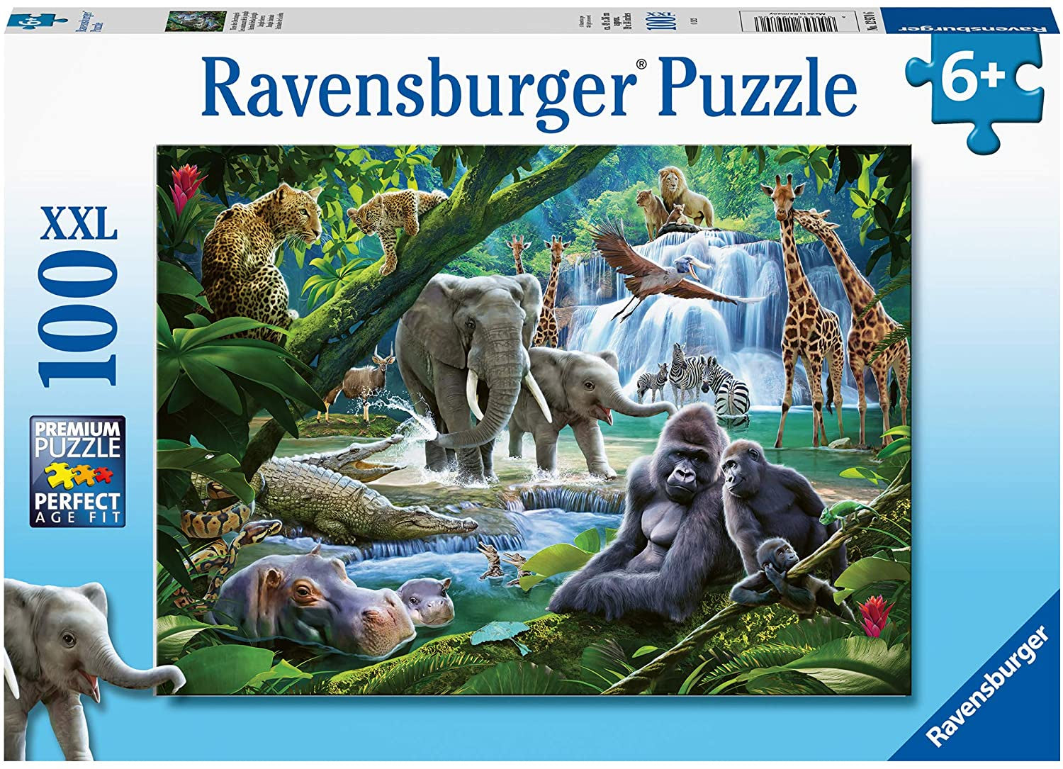 Ravensburger XXL Jungle Animals 100pc Jigsaw Puzzle
