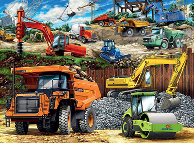 Ravensburger XXL Construction Vehicles 100pc Jigsaw Puzzle