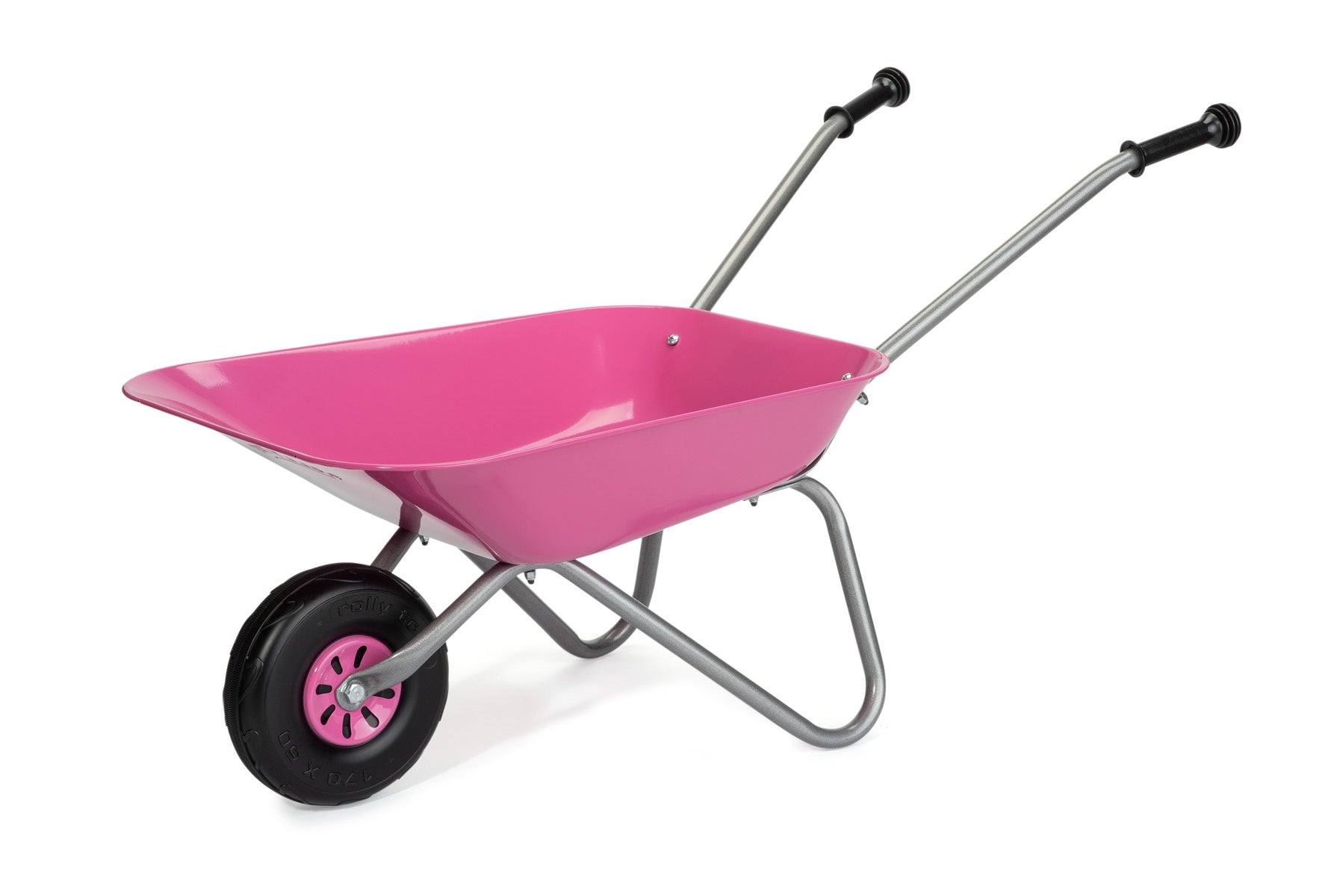 Rolly Metal Wheel barrow Pink