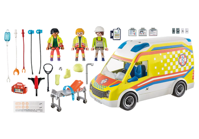 Playmobil City Life 71202 Ambulance With Lights