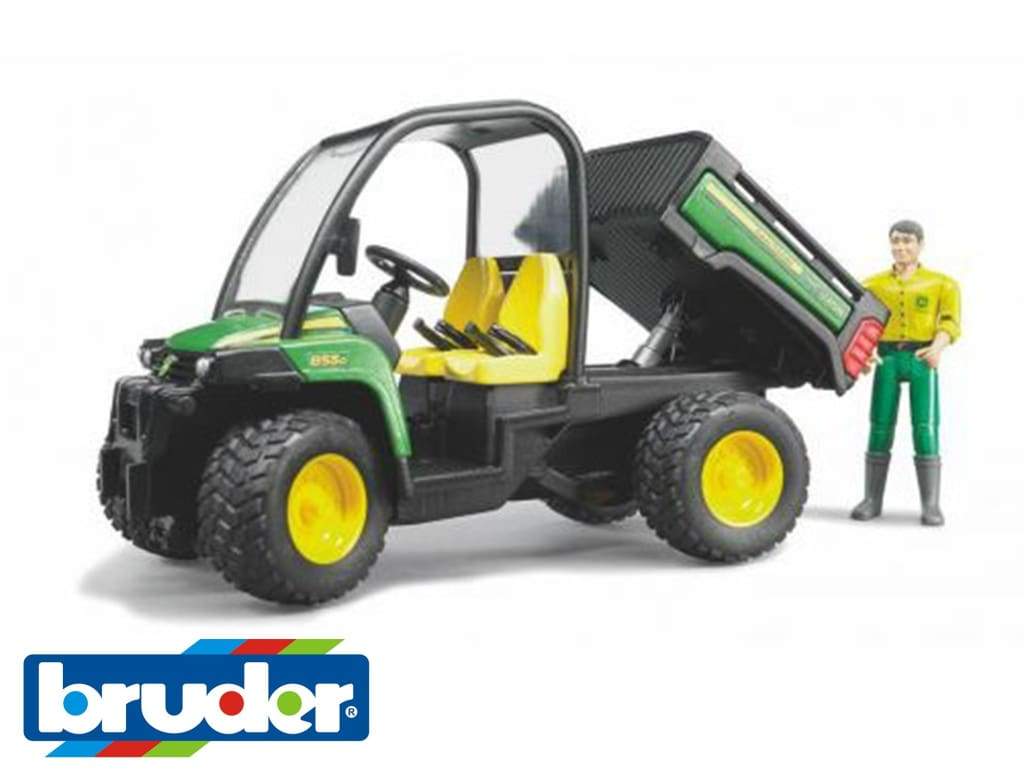 Bruder John Deere Gator 855D With Driver