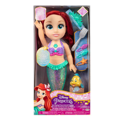 Disney Princess My Singing Friend Ariel Doll And Flounder
