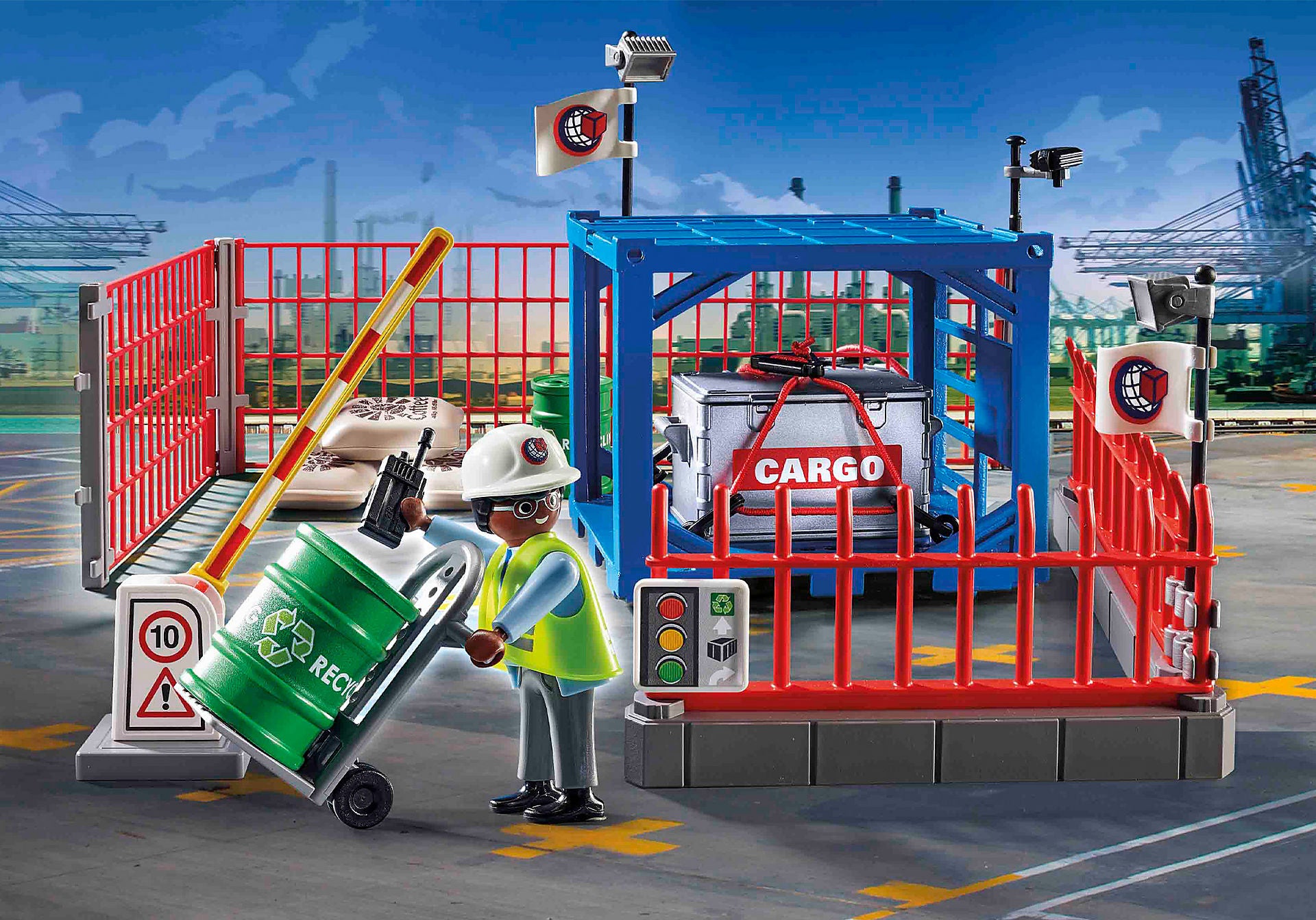 Playmobil City Action 70773 Freight Storage