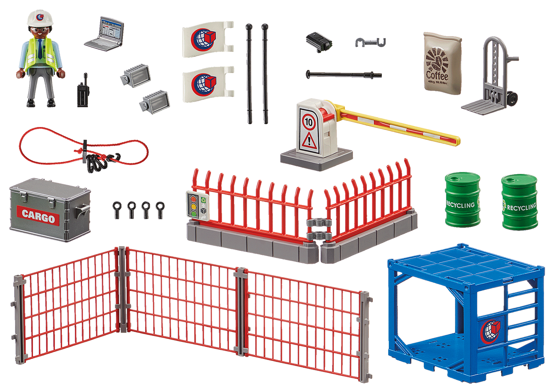 Playmobil City Action 70773 Freight Storage