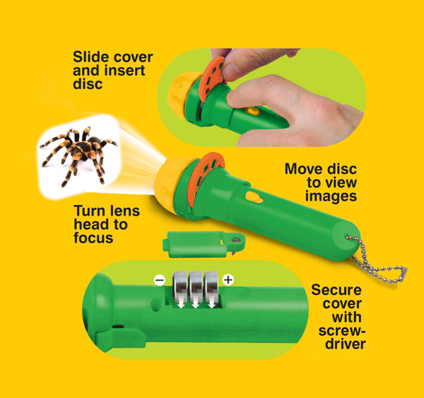 Natural History Museum Creepy Crawly Torch And Projector