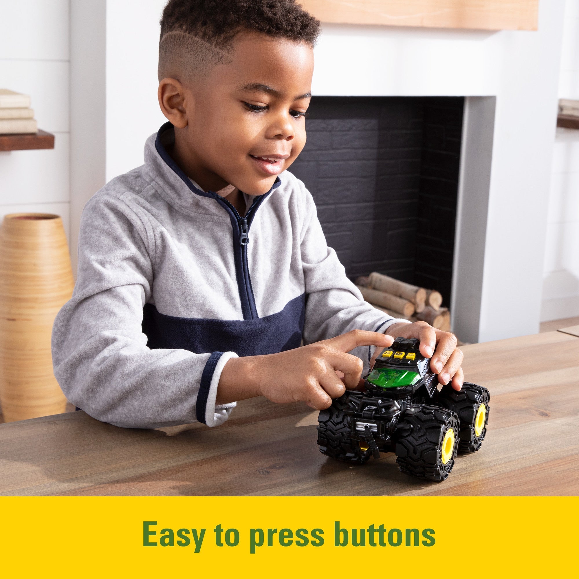 John Deere Monster Threads Light And Sound Truck