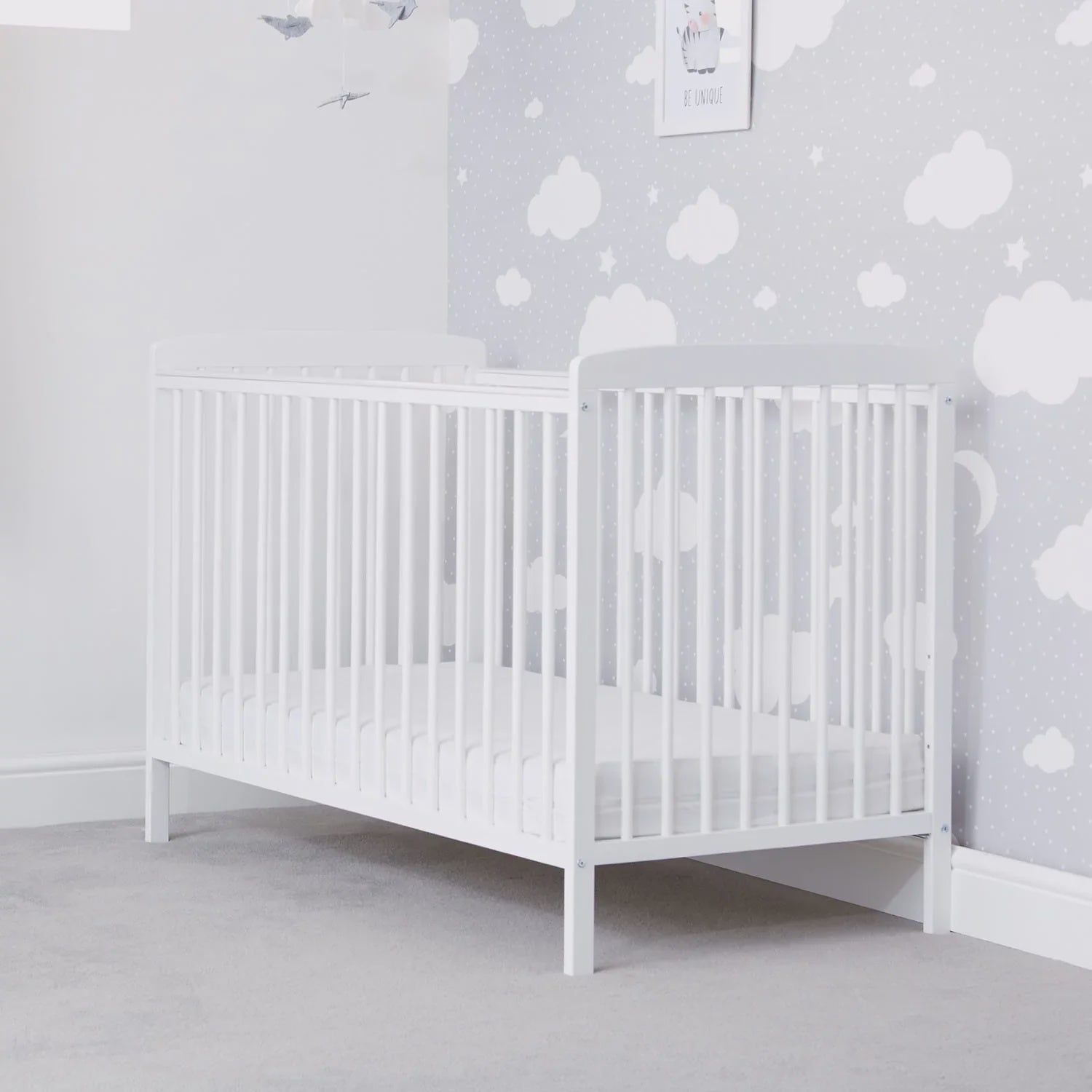 Baby Elegance Starlight Cot White
