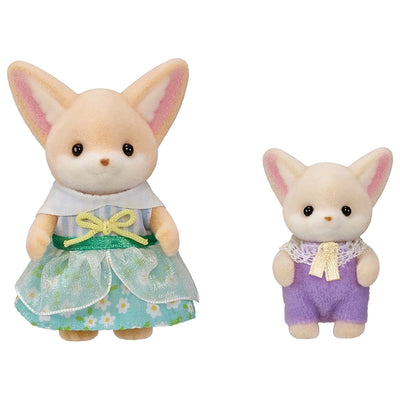 Sylvanian Families Sunny Picnic Set Fennec Fox Sister And Baby