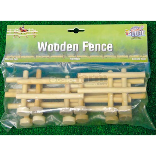 Kids Globe Farm Wooden Fencing 6 Pack 1:32