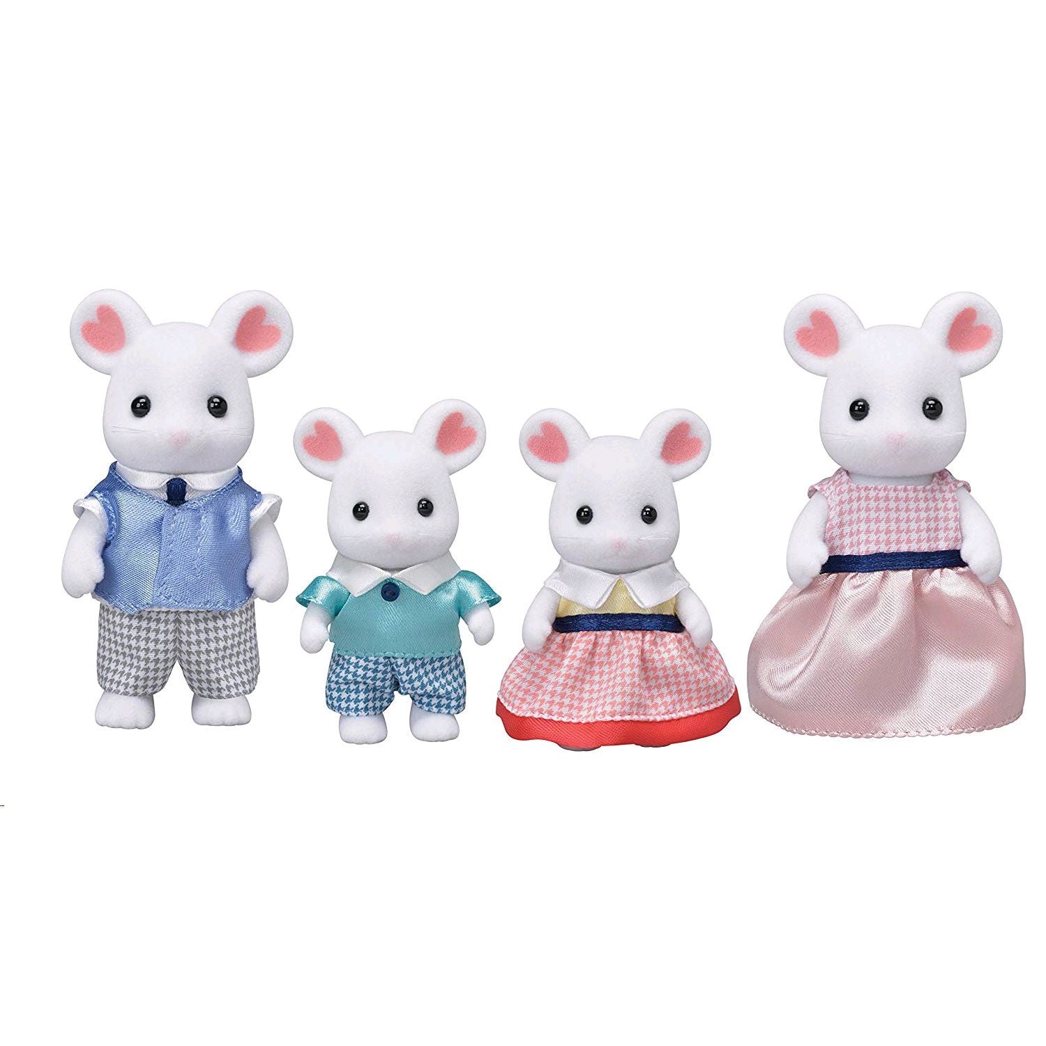 Sylvanian Families Marshmallow Mouse Family