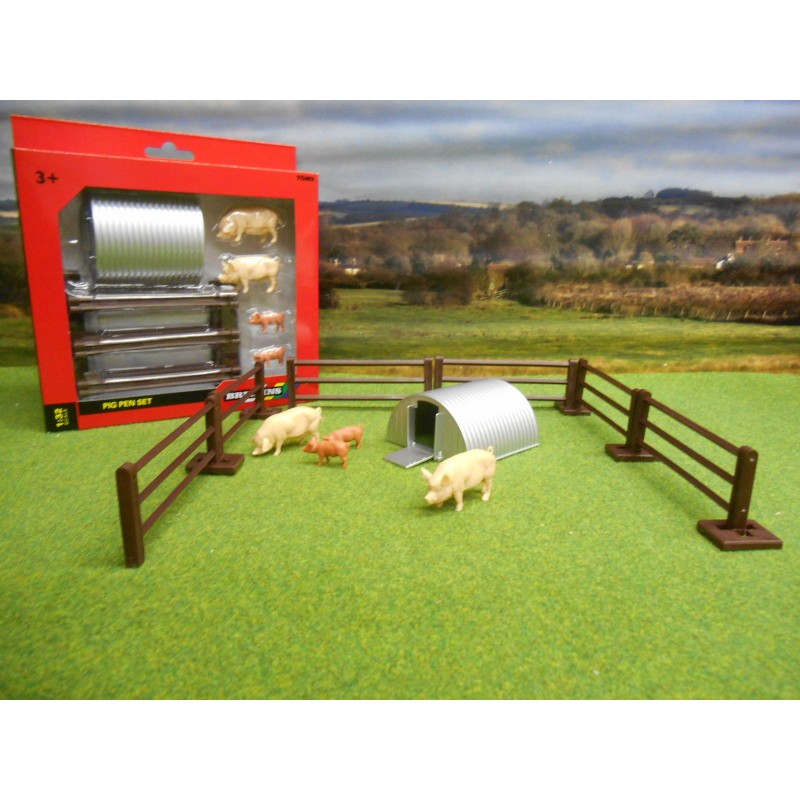 Britains 43140A1 - Farmyard Pig Pen Set 1-32