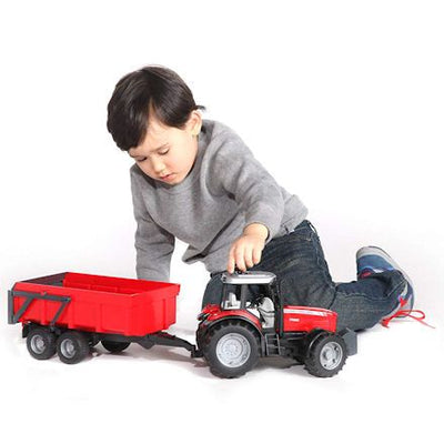 Bruder Massey Ferguson 7480 Tractor And Trailer 1:16