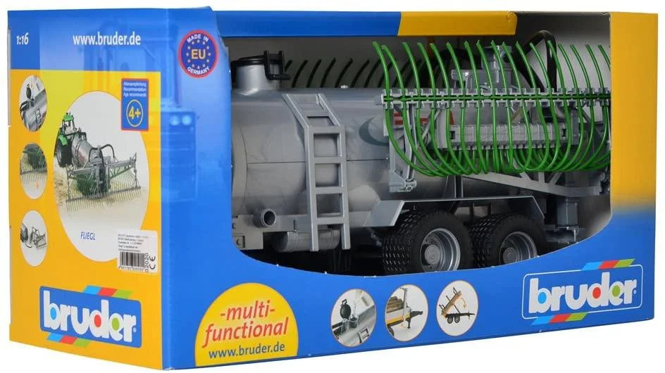 Bruder Fliegl Barrel Trailer with Spreader Tubes  1-16