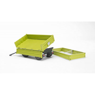 Bruder Fliegl 3 Way Tipping Trailer With Removable Top 1:16