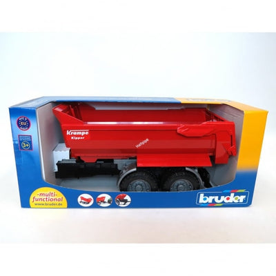 Bruder Krampe Tandem Halfpipe Tipping Trailer 1:16