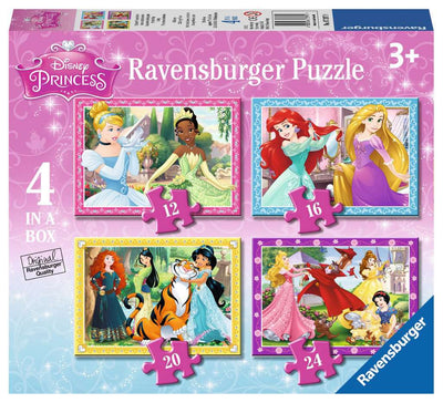 Ravensburger Disney Princess 4 in a Box Jigsaw Puzzle