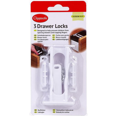 Clippasafe 3x Drawer Locks #71/1