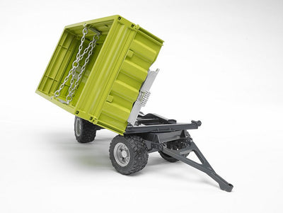 Bruder Fliegl 3 Way Tipping Trailer With Removable Top 1:16