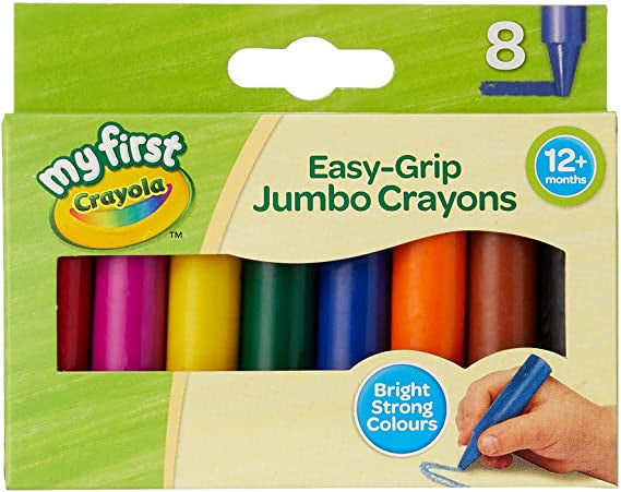 Crayola My First Crayola Easy Grip Jumbo Crayons