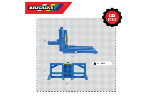 Britains Fleming Double Bale Lifter 1:32