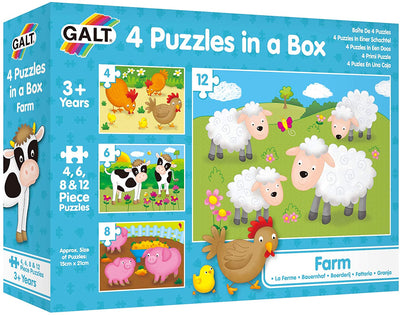 Galt 4 Puzzles In A box Farm