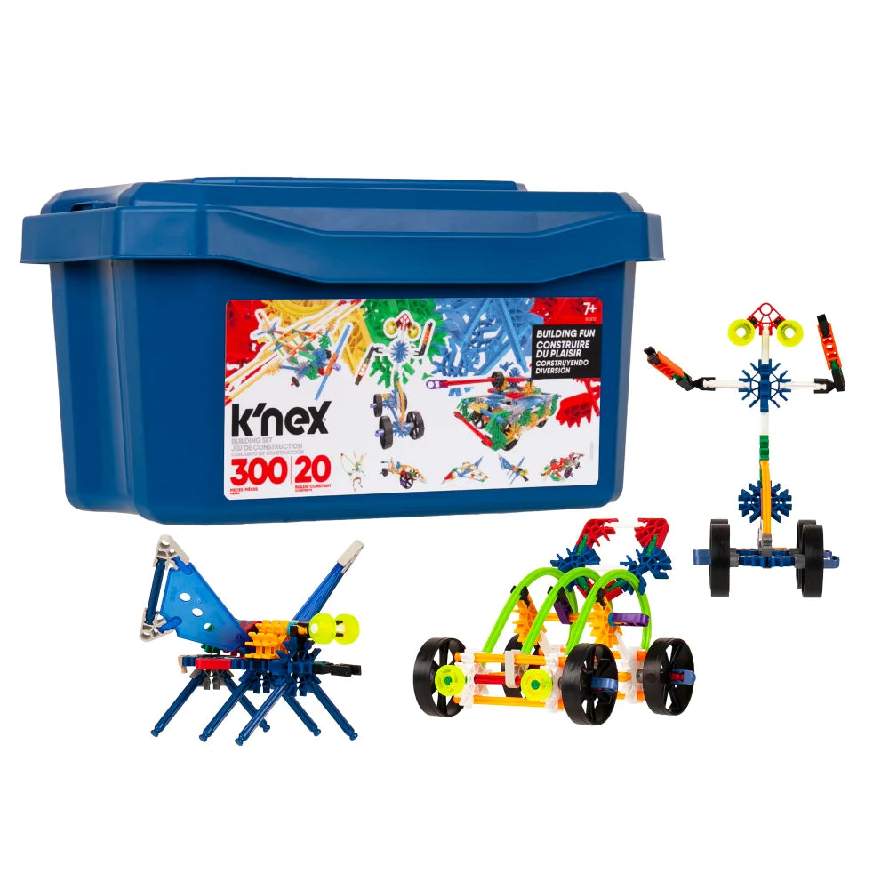 Knex 300pc 20 Model Tub Construction Playset