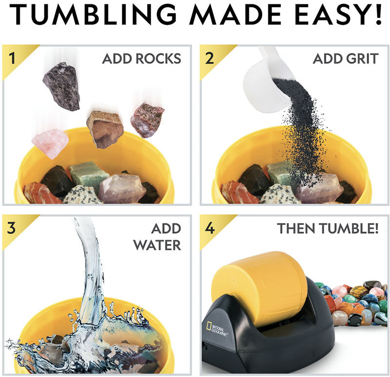 National Geographic Rock Tumbler Starter Kit