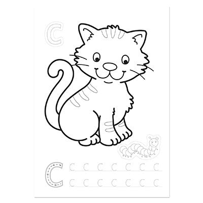 Orchard Toys ABC Sticker Colouring Book