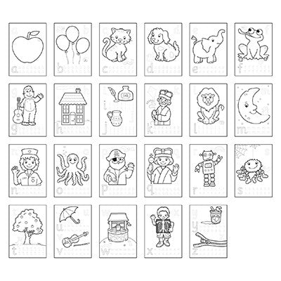 Orchard Toys ABC Sticker Colouring Book