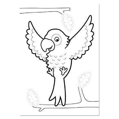 Orchard Toys Animals Sticker Colouring Book