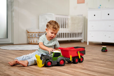 Dickie Toys Fendti Farm Tractor And Trailer