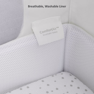 SnuzPod4 Bedside Crib Bundle Deal Dove Grey Inc. Sheets, Protector And Pocket