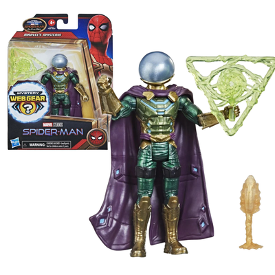 SpiderMan 6" Figure Marvel's Mysterio With Web Gear Accessory