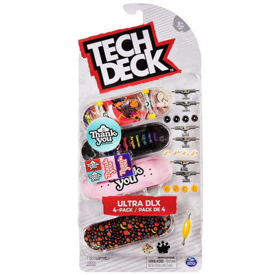 Tech Deck 96mm Board Ultra DLX 4 Pack Assorted