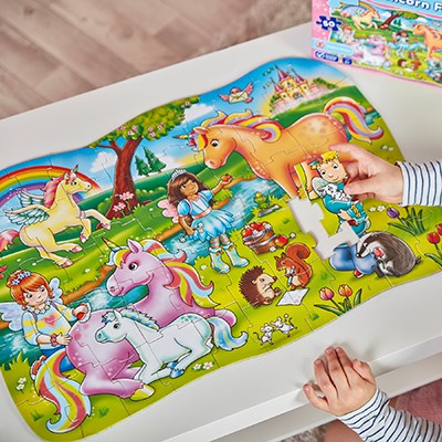 Orchard Toys Unicorn Friends Jigsaw Puzzle With Poster
