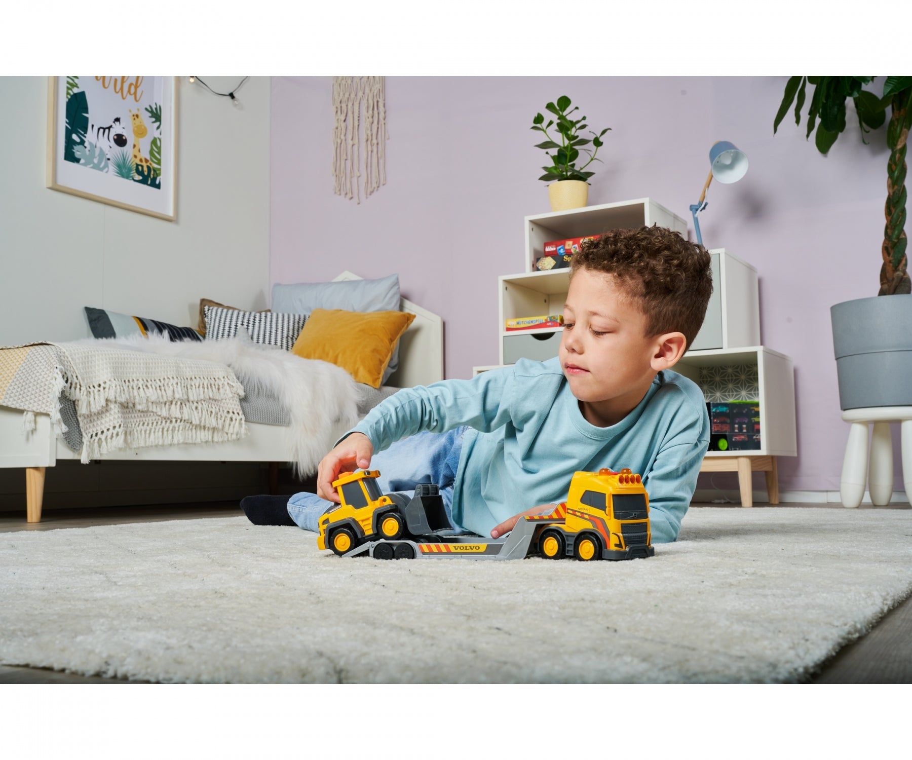 Dickie Truck Team Load Truck With Front Loader