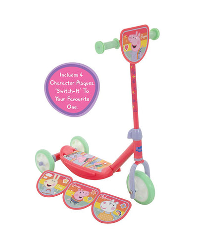 Peppa Pig Switch It Multi Character Tri Scooter