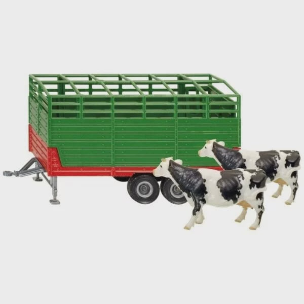 Siku Viehanhanger Cattle Trailer With 2 Cows 1:32