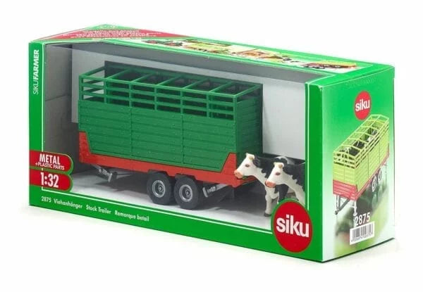 Siku Viehanhanger Cattle Trailer With 2 Cows 1:32
