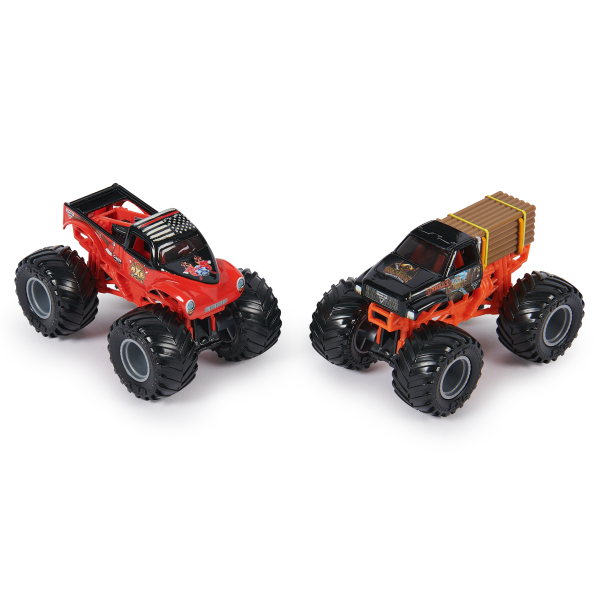 Monster Jam Lumberjack vs Axe Twin Pack 1:64