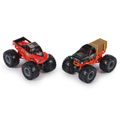 Monster Jam Lumberjack vs Axe Twin Pack 1:64