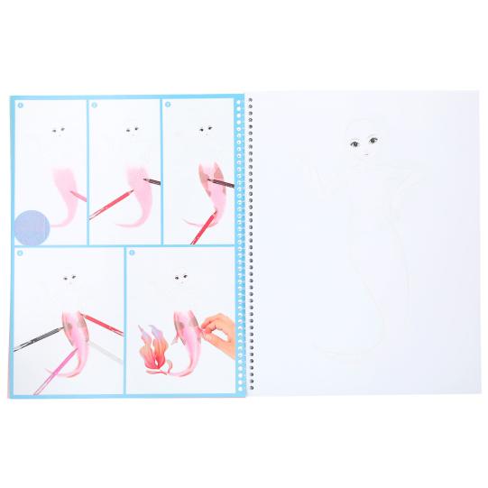 TOPModel Create Your Top Model Colouring Book