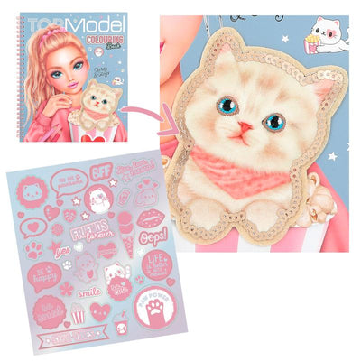 TopModel Christy And Ginger Sticker And Colouring Book