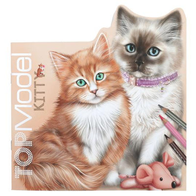 TOPModel Kitty Sticker And Colouring Book