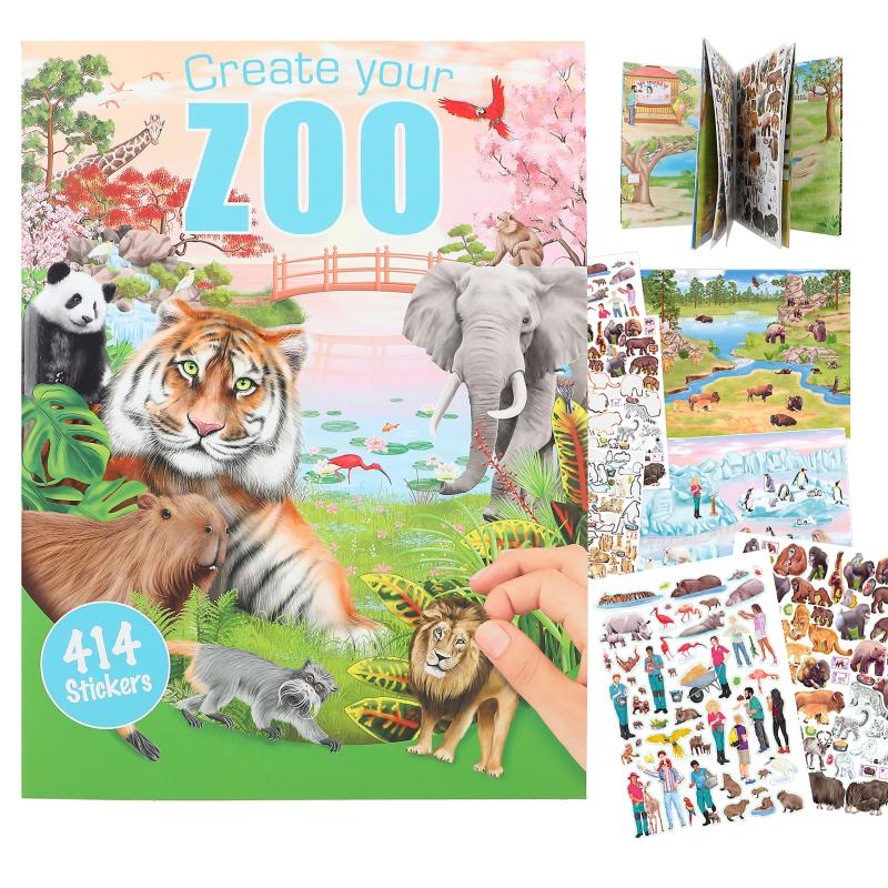 Create Your Zoo Sticker Book