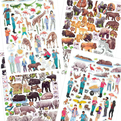 Create Your Zoo Sticker Book