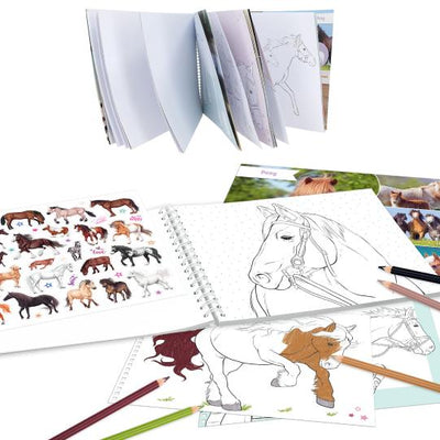 Miss Melody Horse Colouring Book